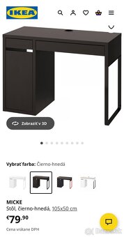 IKEA písací/ PC stôl - 5