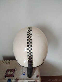 Predám retro helmu na starý motocykel Jawa ČZ veľkosť 58cm - 5