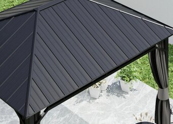 altánok 3x4m s pevnou strechou - 5