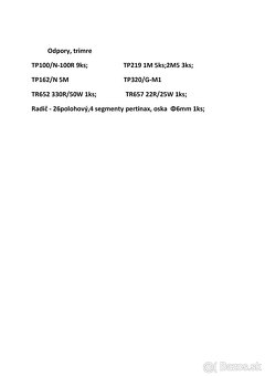 KONŠTRUKČNÉ A PASÍVNE SÚČIASTKY - 5