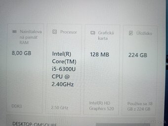 Lenovo Thinkpad T460 + Intel core i5 + 8gb ram + Windows 10 - 5