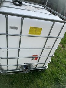 Plastová nádrž IBC kontajner 1000L barel - 5