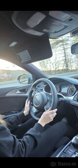 Kožený poťah na volant audi a3 a4 a5 a6 a7 - 5