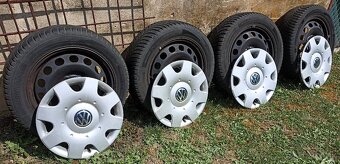 Plechové disky 16" ET50 s pneumatikami - 5