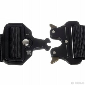 Taktický opasok 125 cm čierny - 5