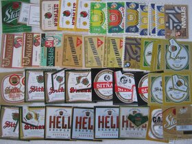 pivní pivné etikety pivovar Vyhně 246ks 1948-2020 - 5
