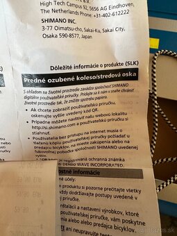 Predné ozubené koleso a pedál Shimano FC-TY 501 - 5