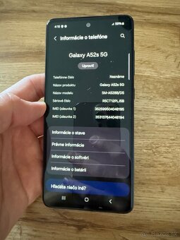 predám Samsung A52s 5g - 5