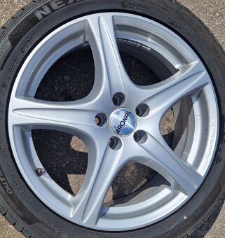 Sada zliatinových diskov RONAL, 7Jx17 ET37, 5x100 - 5