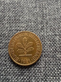 Nemecko - 5 Pfennig 3 ks, 2 Pf. 2 ks, 1 Pfennig 3 ks = 8 ks - 5