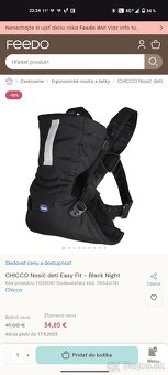 2x Nosič - Klokanka Chicco/Baby Relax - 5