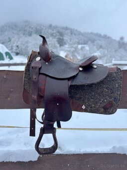 Westernové sedlo Continental - 5