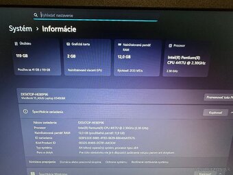 Predám notebook Asus VivoBook X540UB - 5