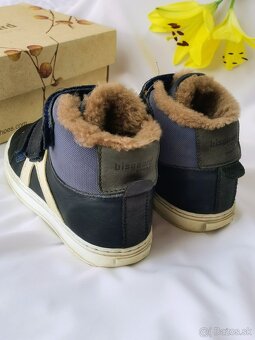 Bisgaard - zimné tenisky s pravou kožušinou veľkosť 32 - 5