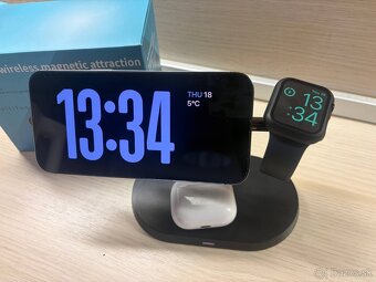 Bezdrôtová nabíjačka 3-v-1 ( nová ) - 5