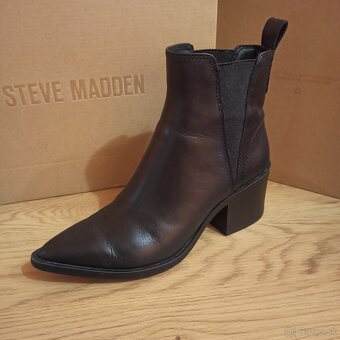Kožené topánky Steve Madden - 5