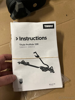 Predám nosiče na bicykle Thule 598 ProRide - 5
