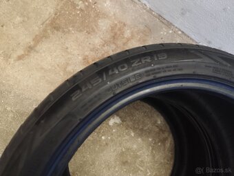 Predám 2x letné Nokian PowerProof 245/40 R19 98Y - 5