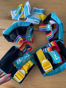 Moxi 6-pads XS chrániče na koleka lakte zapastie - 5