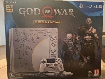 Playstation PS4 1TB 4K limited edition God of War - 5
