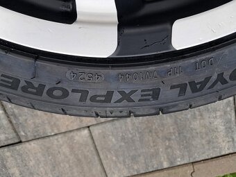 Hlinikove disky R17 Brock + čisto nove letne pneu 215/40 R17 - 5