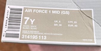 Tenisky NIKE AirForce Mid vysoké - 5