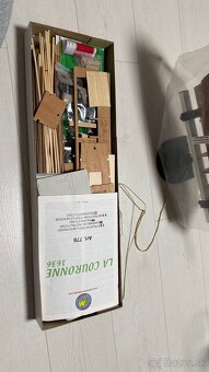 drevený model lode nedokončený - 5