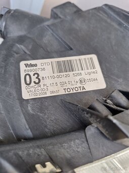 Predné svetlomety Toyota YARIS 2006 XP9 - 5