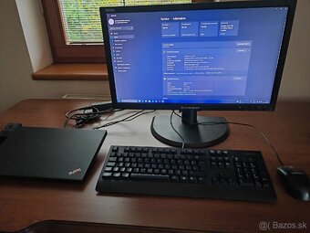 Notebook Lenovo + monitor Lenovo + dock + klávesnica + myš - 5