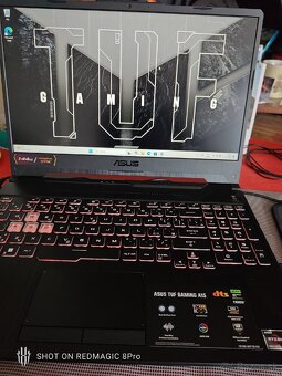 AsusTuf Gaming A15 +Monitor Lenovo +Klávesnica Rapture - 5