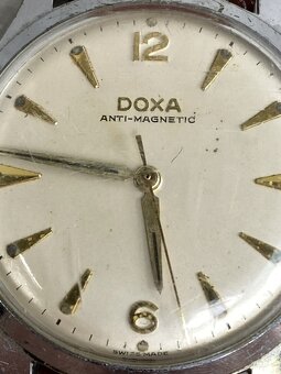 Vintage mechanické hodinky Doxa Swiss - 5