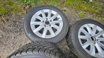 Zimní ALU kola Mercedes 5x112 + Continental 205 - 5