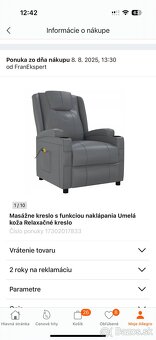 Predám masážne kreslo. - 5