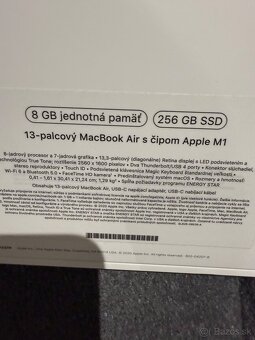 MacBook air 13” 256GB ako NOVÝ - 5