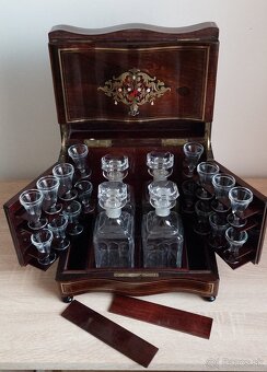 Likérnik boulle palisander Francúzsko Napoleon III - 5