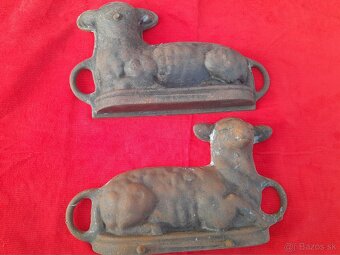 Liatinová forma na Veľkonočného barančeka-benešník. - 5