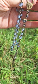 Starožitný ruženec vintage - 5