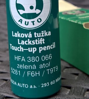 Modrá a zelená farba na ŠKODU - 5