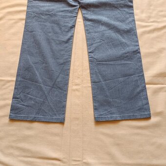 Wrangler sivé rovné džínsy široké rifle texas W34 L30 - 5