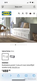 IKEA Rozkladacia posteľ HEMNES - 5