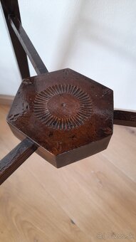 secesný stolík so stoličkou - 5