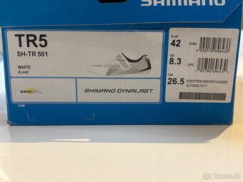 Shimano SH-TR501 tretry biele, Shimano PD-RS500 pedale - 5