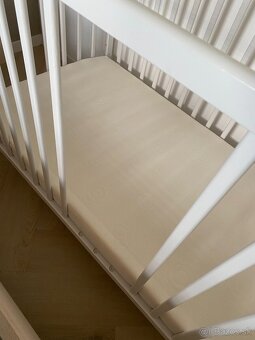 Detská postieľka k posteli 120x60 s matracom - 5