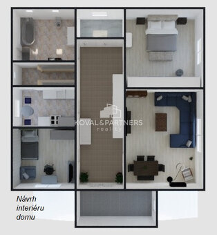 Rodinný dom na 73 á pozemku - Levice - Málaš - 5