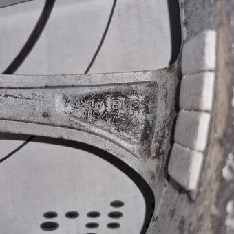 Hliníkové BMW disky 5x120 R17 7J ET47 - 5