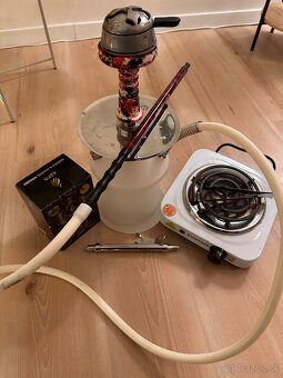 Vodná fajka Oduman V2 (matná) + kompletné príslušenstvo - 5