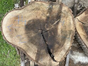 Orechové Drevo Rezivo Priečne rezy Kolace - 5