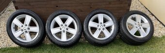 Orig.skoda Alu Disky letné 5x112 ET48 205 55 16 Audi VW - 5