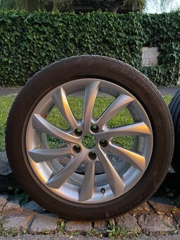 4x letné pneu 225/50 R17 + disky (elektróny) - 5