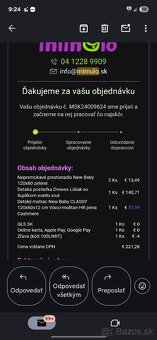 Detská postieľka s matracom a nepremokavými plachtami - 5